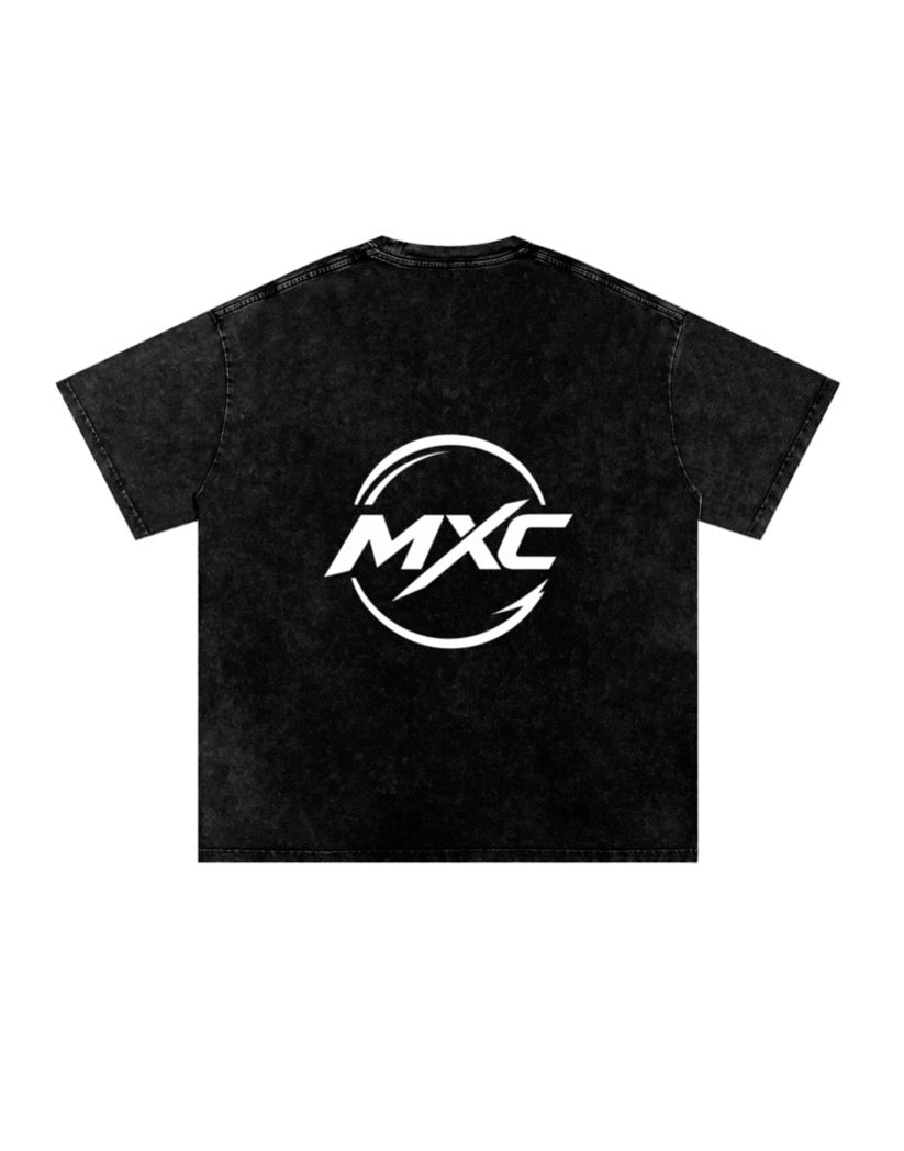 MXC designs snow washed over sized tee
