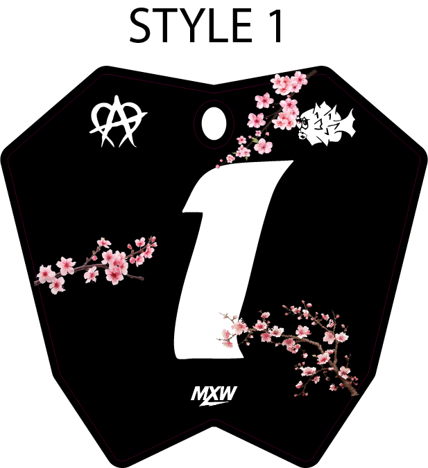 Cherry Blossom Rtr Front Plate Decal
