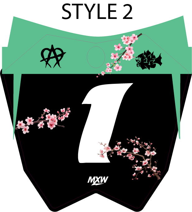 Cherry Blossom Rtr Front Plate Decal