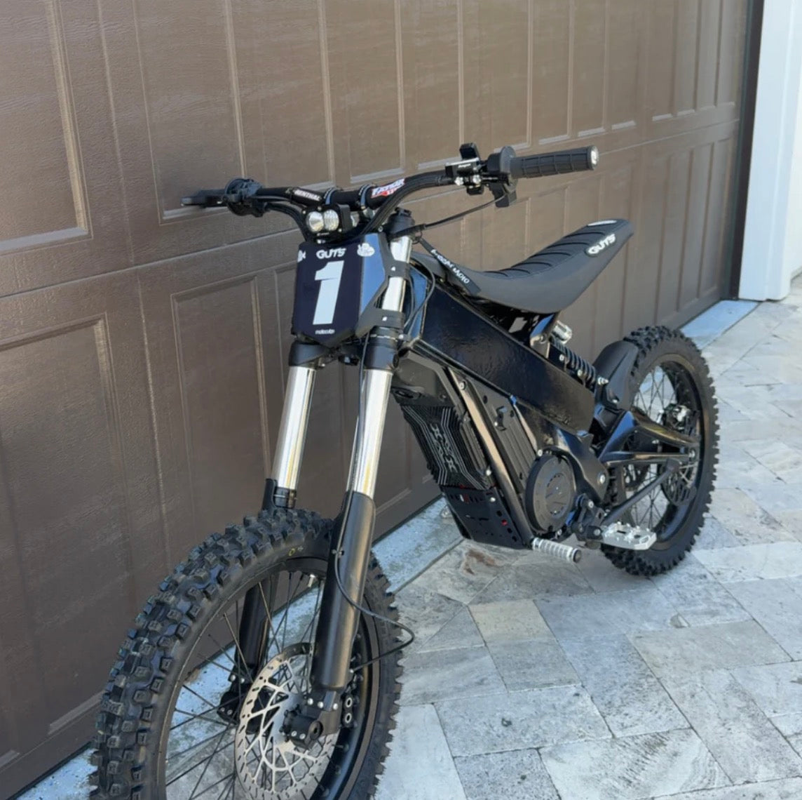 E-Moto Fork Wrap (Reflective Chrome) | Universal E-Bike Fork Protection Wrap