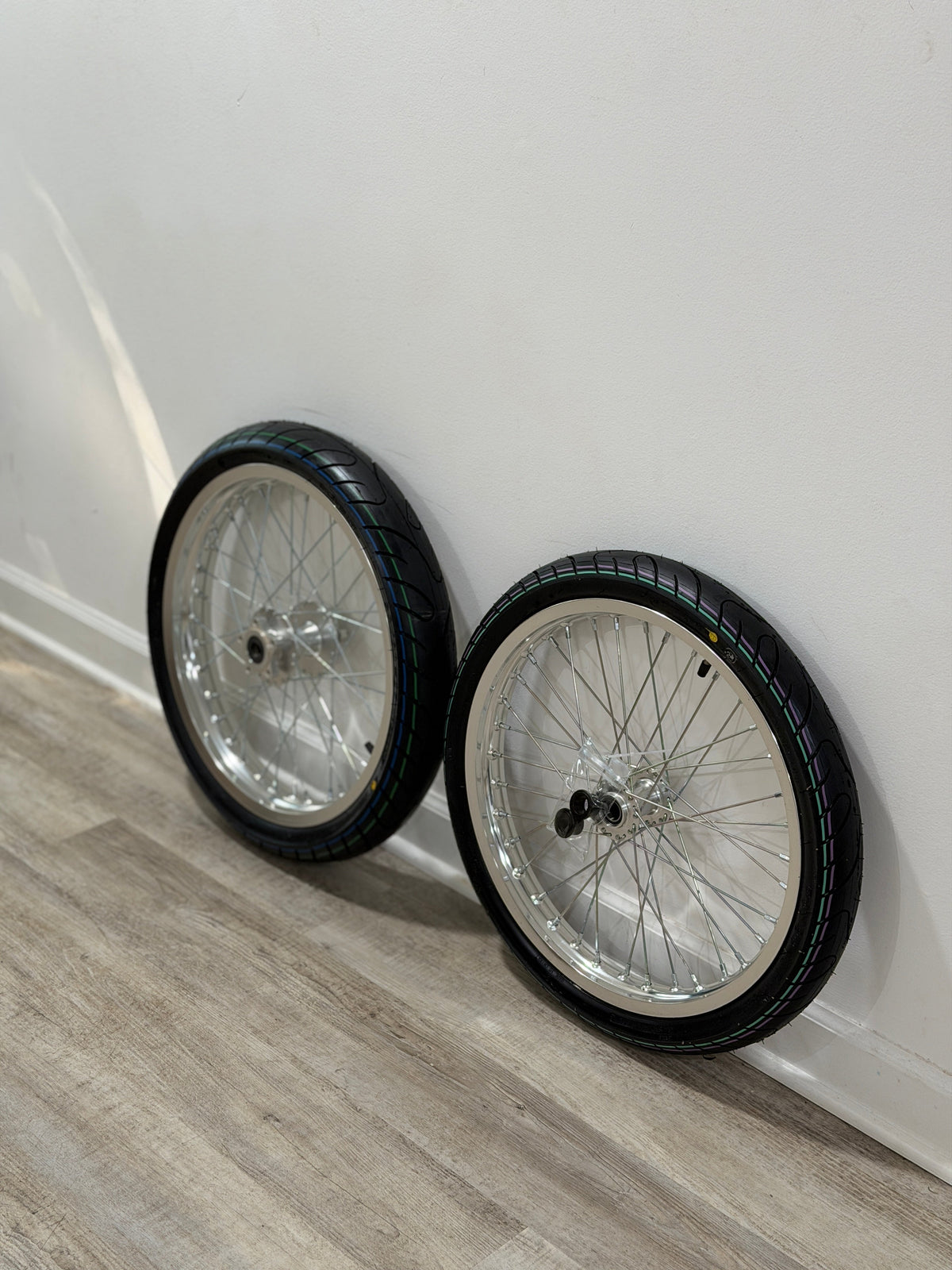 Chrome Talaria XXX/MX3/MX4 Supermoto Wheel Set