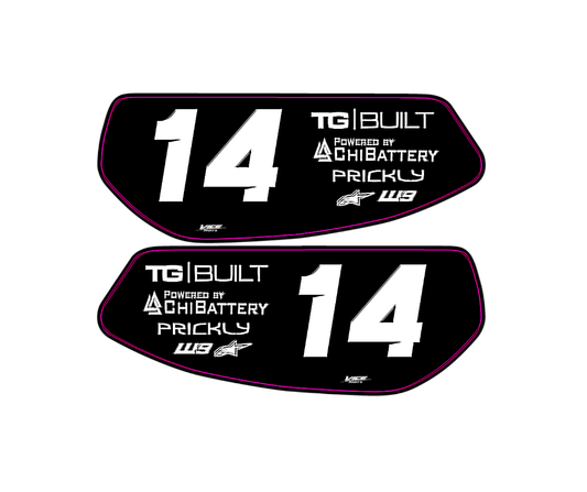 Super 73 ZX Battery Decal