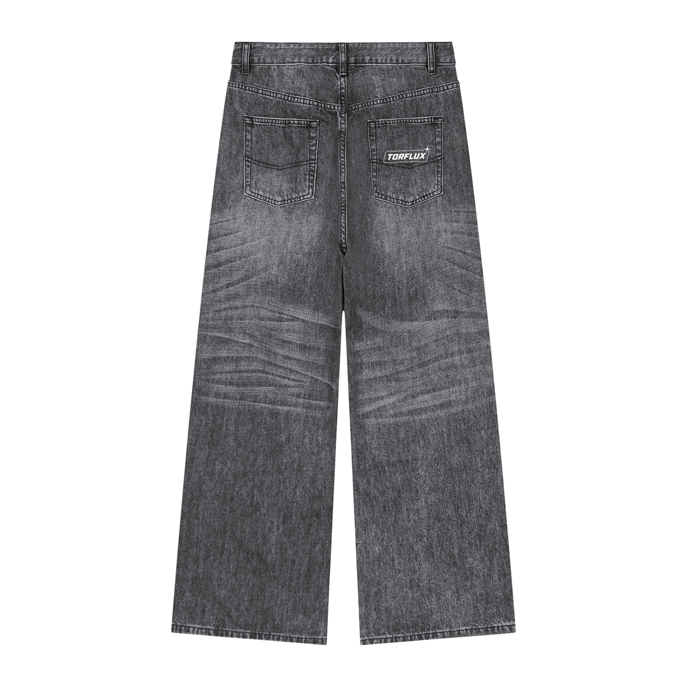 Men's Vintage Wash Denim Jeans torflux