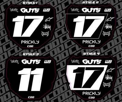Odi Number Plate Decal